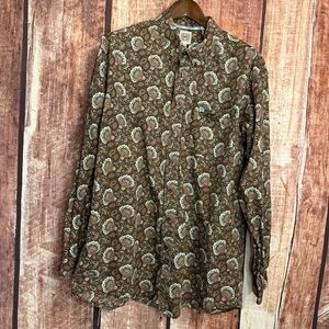 Cinch Brown Paisley Shirt